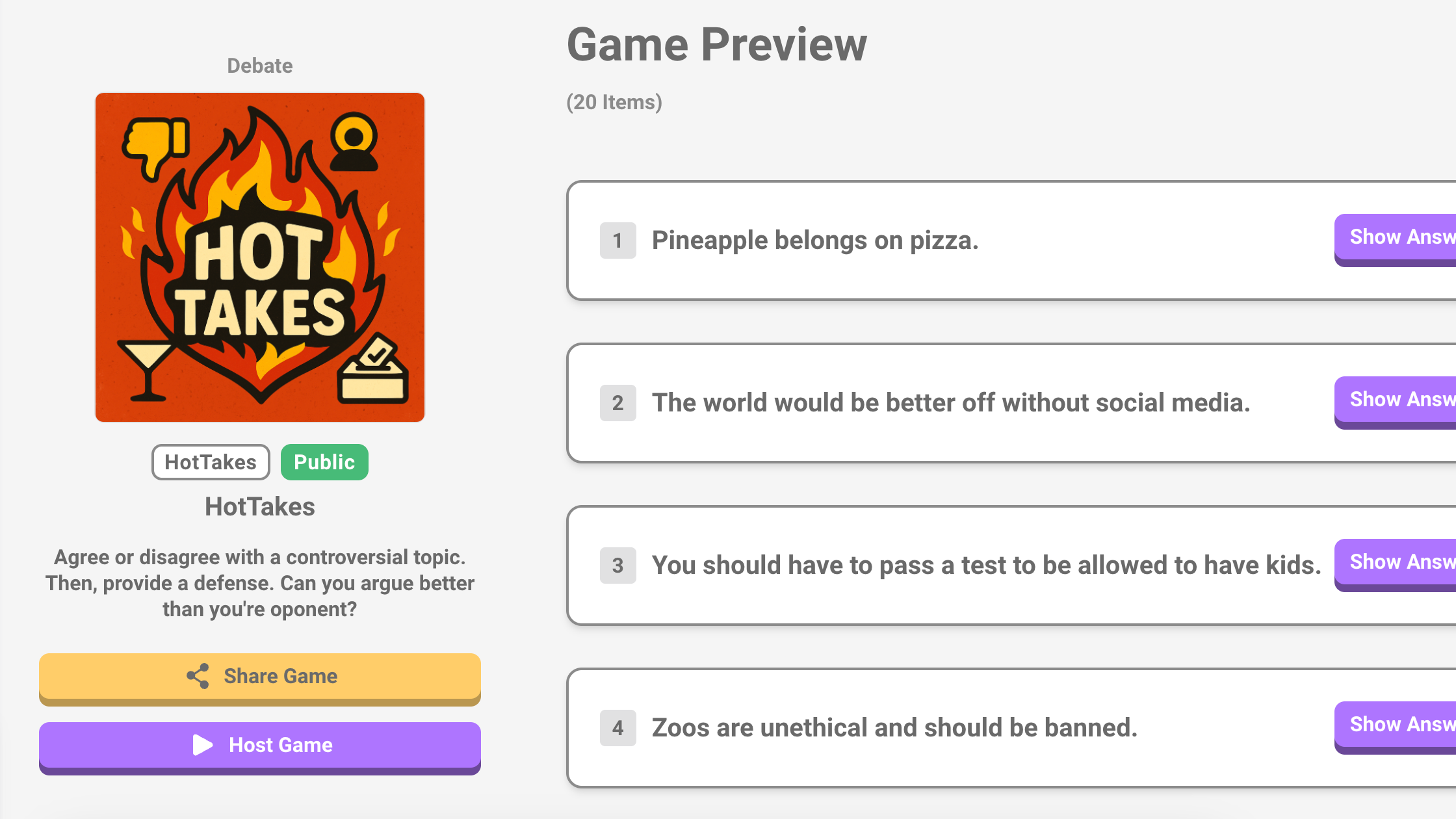 You Can Now Share Games on Banto!